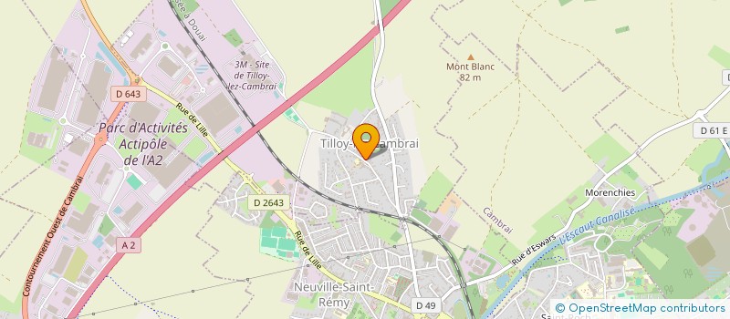 localisation de l'entreprise MONSIEUR BERNARD KURAS à TILLOY-LEZ-CAMBRAI