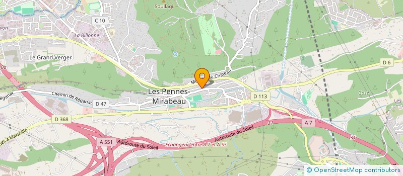 localisation de l'entreprise MONSIEUR BERNARD LABED à LES PENNES-MIRABEAU