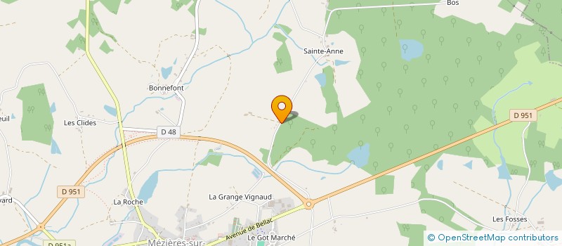 localisation de l'entreprise MONSIEUR BERNARD LABROUSSE  VAL-D'OIRE-ET-GARTEMPE