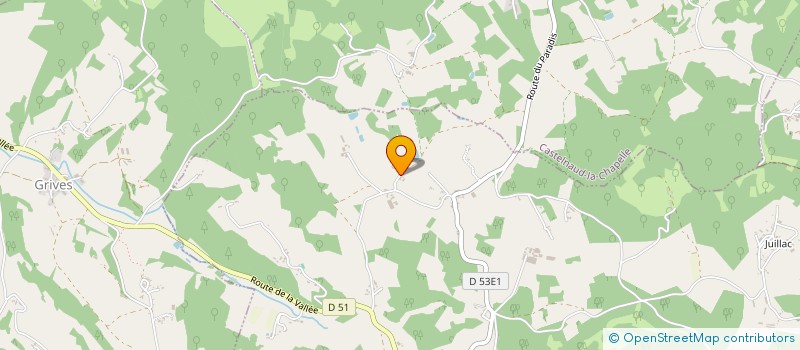 localisation de l'entreprise MONSIEUR BERNARD LACOMBE  SAINT-LAURENT-LA-VALLEE