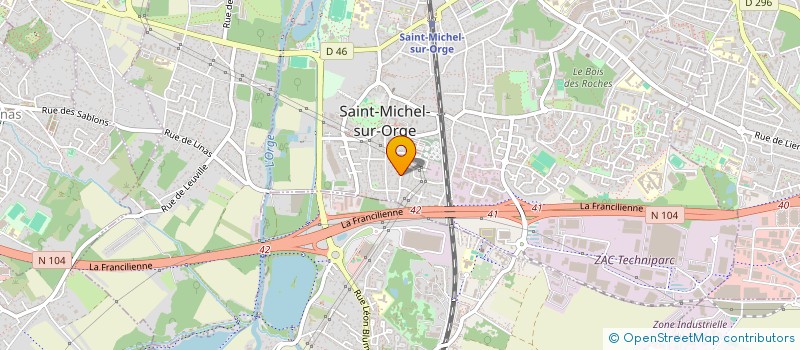 localisation de l'entreprise MONSIEUR BERNARD LACOUR à SAINT-MICHEL-SUR-ORGE