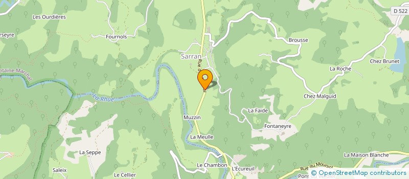 localisation de l'entreprise MONSIEUR BERNARD LACOUR à CHAMPS-SUR-TARENTAINE-MARCHAL