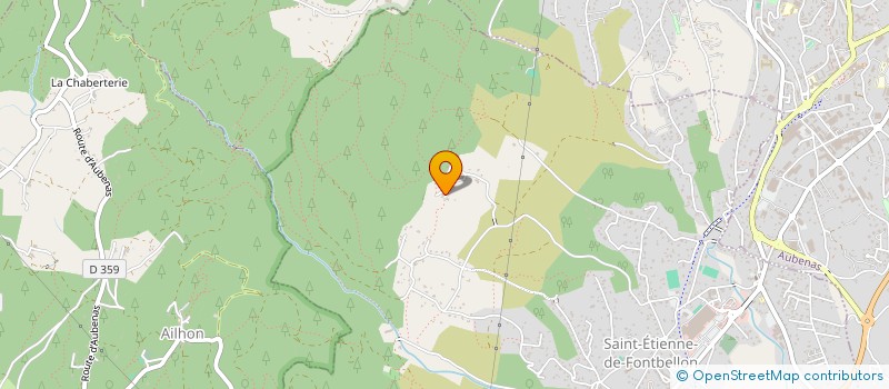 localisation de l'entreprise MONSIEUR BERNARD LACOUR  SAINT-ETIENNE-DE-FONTBELLON