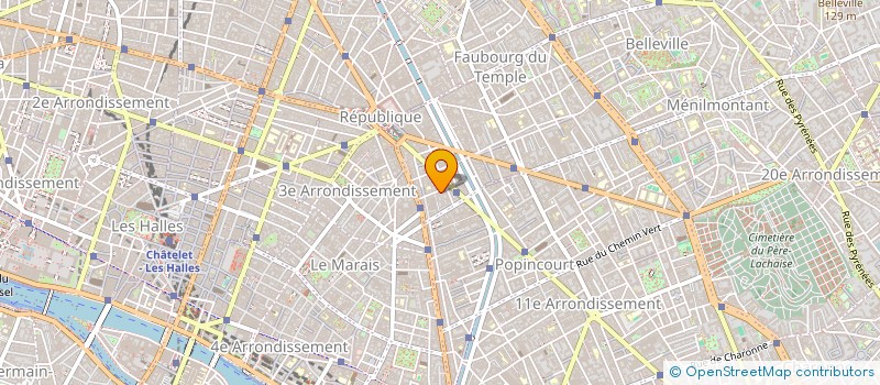 localisation de l'entreprise MONSIEUR BERNARD LAFABRIE  PARIS