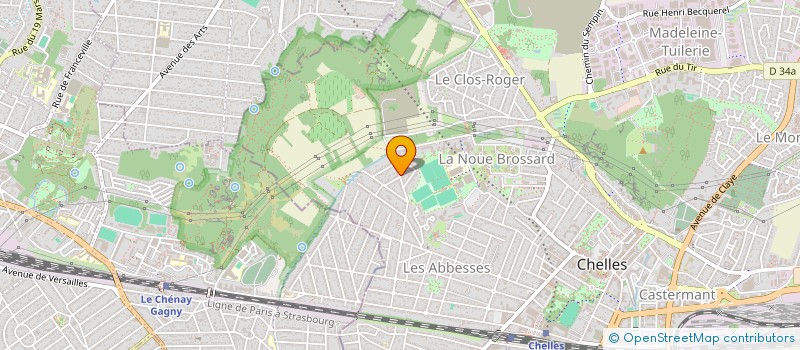 localisation de l'entreprise MONSIEUR BERNARD LAFITTE  CHELLES