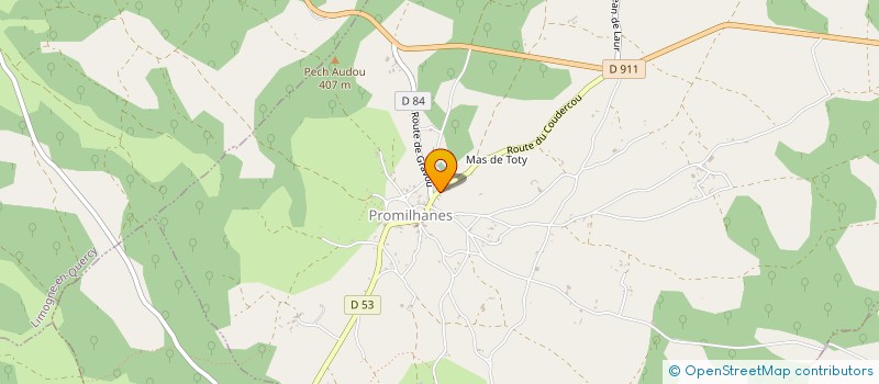 localisation de l'entreprise MONSIEUR BERNARD LAFON  LARAMIERE