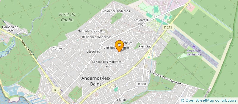 localisation de l'entreprise MONSIEUR BERNARD LAFOND  ANDERNOS-LES-BAINS