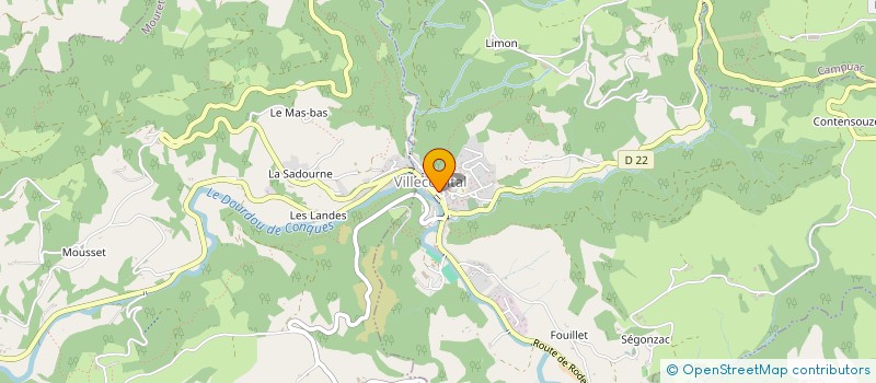 localisation de l'entreprise MONSIEUR BERNARD LAFONT  VILLECOMTAL