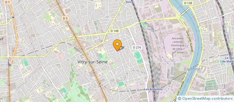 localisation de l'entreprise MONSIEUR BERNARD LAFOURCADE  VITRY-SUR-SEINE