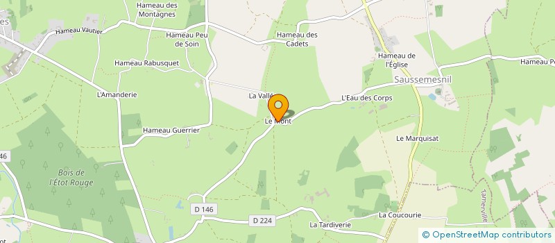 localisation de l'entreprise MONSIEUR BERNARD LAGALLE à BRIX