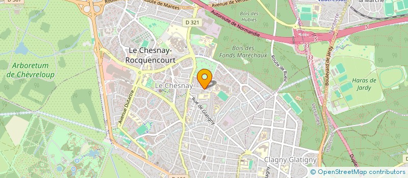localisation de l'entreprise MONSIEUR BERNARD LAGARDE à LE CHESNAY-ROCQUENCOURT