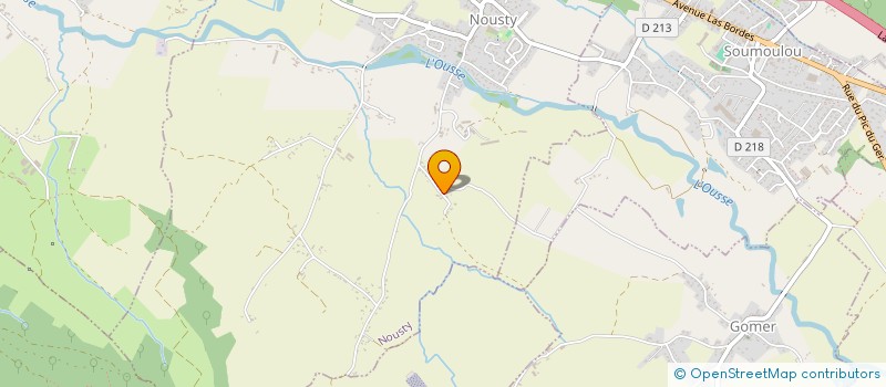 localisation de l'entreprise MONSIEUR BERNARD LAGARRUE  NOUSTY