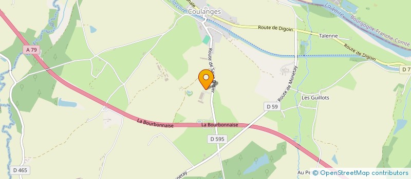 localisation de l'entreprise MONSIEUR BERNARD LAGENETTE  COULANGES