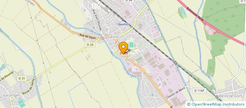 localisation de l'entreprise MONSIEUR BERNARD LAGNEAU  GENLIS