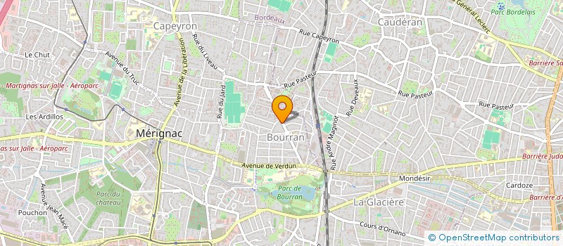 localisation de l'entreprise MONSIEUR BERNARD LAGUNA  MERIGNAC