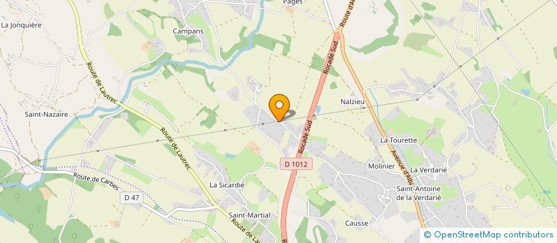 localisation de l'entreprise MONSIEUR BERNARD LAHEURTE  CASTRES