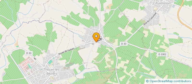 localisation de l'entreprise MONSIEUR BERNARD LAHONDES  PAILHES