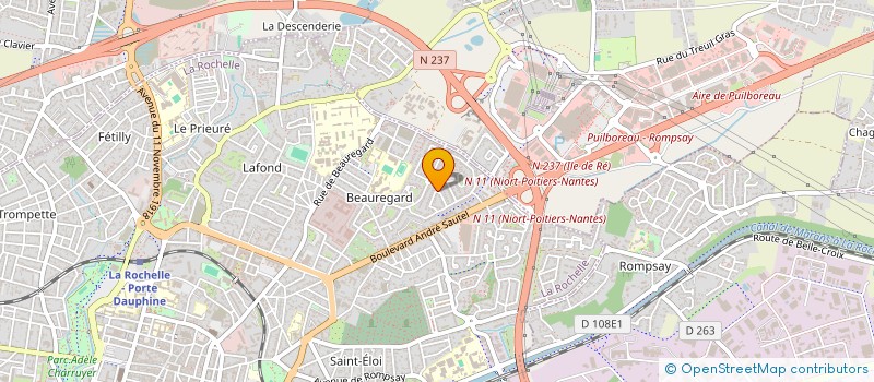 localisation de l'entreprise MONSIEUR BERNARD LAHOUSSE  LA ROCHELLE