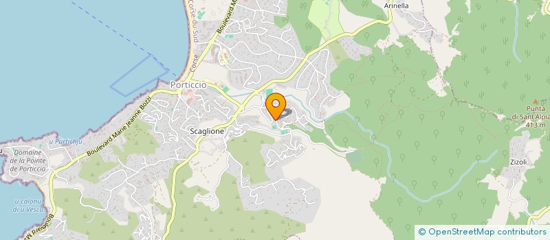 localisation de l'entreprise MONSIEUR BERNARD LAIRE  GROSSETO-PRUGNA