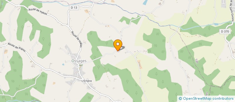 localisation de l'entreprise MONSIEUR BERNARD LALANNE  HABAS