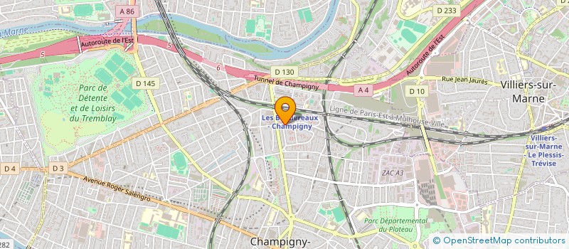 localisation de l'entreprise MONSIEUR BERNARD LALLEMAND à CHAMPIGNY-SUR-MARNE