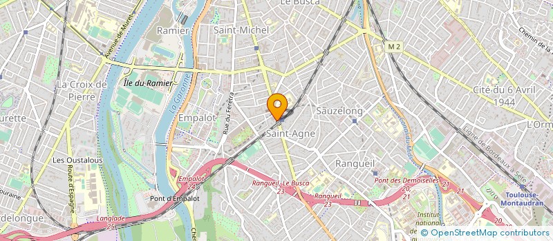 localisation de l'entreprise MONSIEUR BERNARD LAMAILLOUX  TOULOUSE