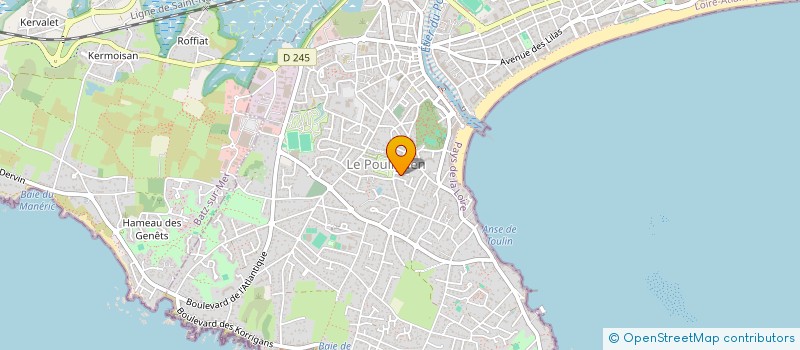 localisation de l'entreprise MONSIEUR BERNARD LAMARCA  LE POULIGUEN