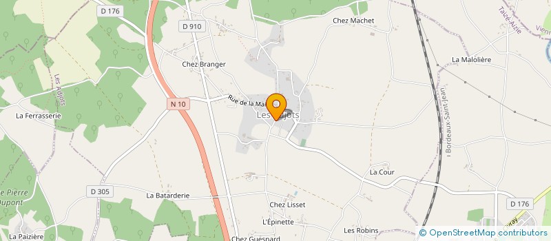 localisation de l'entreprise MONSIEUR BERNARD LAMBERT à LES ADJOTS