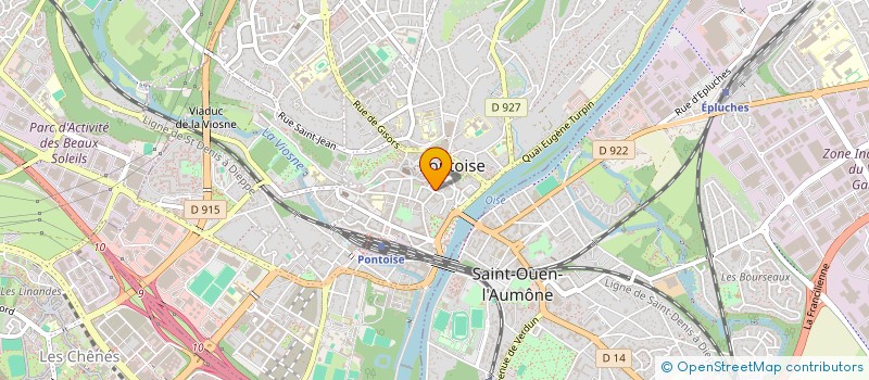 localisation de l'entreprise MONSIEUR BERNARD LAMY  PONTOISE