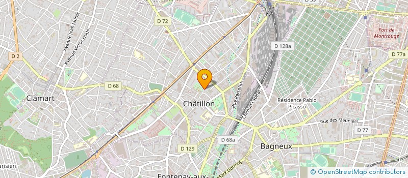 localisation de l'entreprise MONSIEUR BERNARD LANCRY à CHATILLON