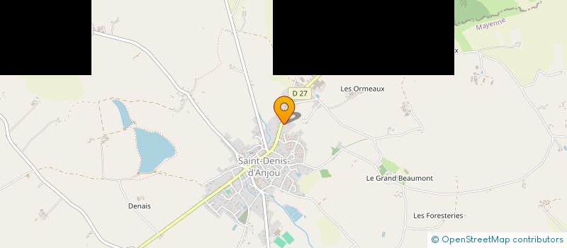 localisation de l'entreprise MONSIEUR BERNARD LANDAIS  SAINT-DENIS-D'ANJOU