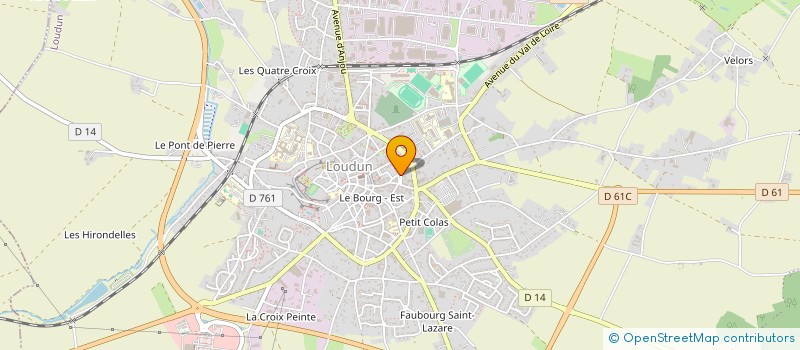 localisation de l'entreprise MONSIEUR BERNARD LANDREAU  LOUDUN