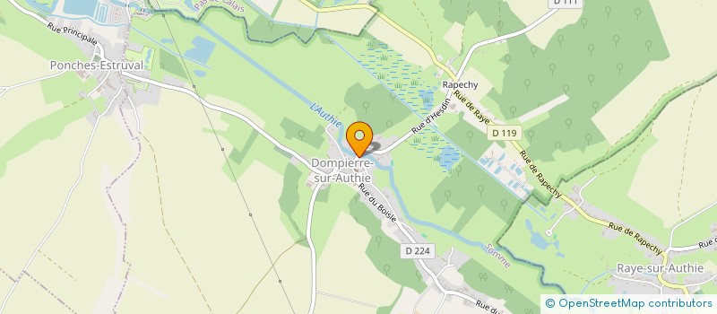 localisation de l'entreprise MONSIEUR BERNARD LANDRIEU  DOMPIERRE-SUR-AUTHIE