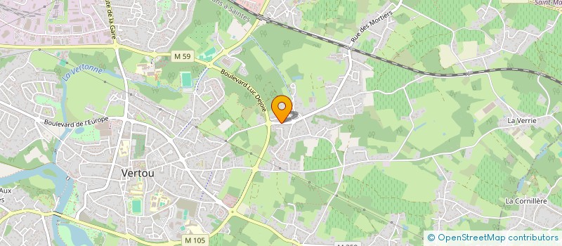 localisation de l'entreprise MONSIEUR BERNARD LANDRON  VERTOU