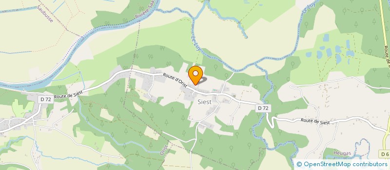 localisation de l'entreprise MONSIEUR BERNARD LANGOUANERE  SIEST