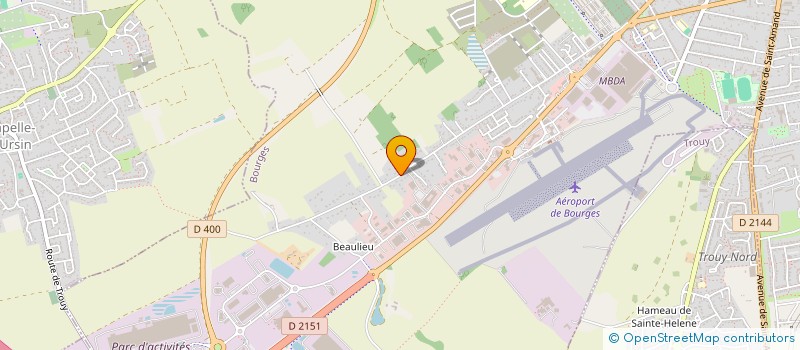 localisation de l'entreprise MONSIEUR BERNARD LANZERAY  BOURGES