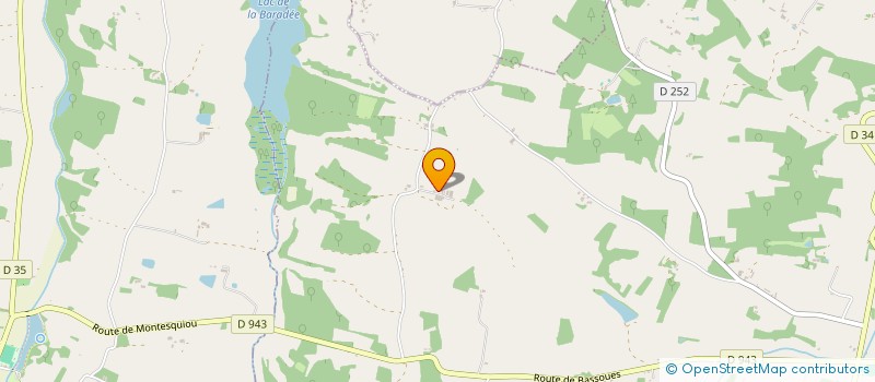 localisation de l'entreprise MONSIEUR BERNARD LAPEZE  MONTESQUIOU