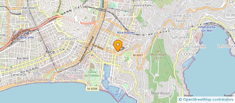 localisation de l'entreprise MONSIEUR BERNARD LAPINALIE à NICE