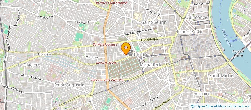 localisation de l'entreprise MONSIEUR BERNARD LAPORTE à BORDEAUX