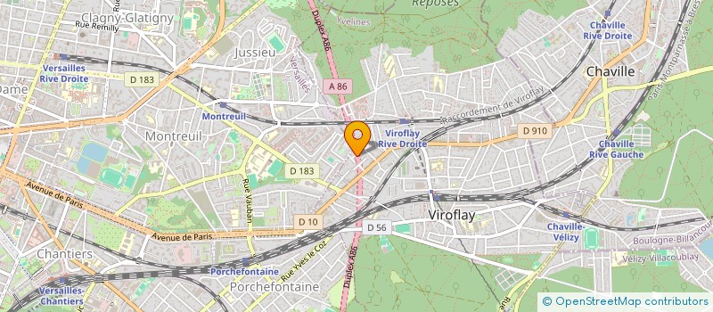 localisation de l'entreprise MONSIEUR BERNARD LAPPERT à VIROFLAY