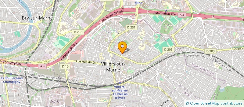 localisation de l'entreprise MONSIEUR BERNARD LARDY  VILLIERS-SUR-MARNE