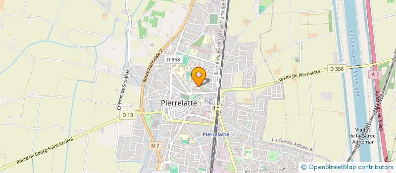 localisation de l'entreprise MONSIEUR BERNARD LARMANDE à PIERRELATTE