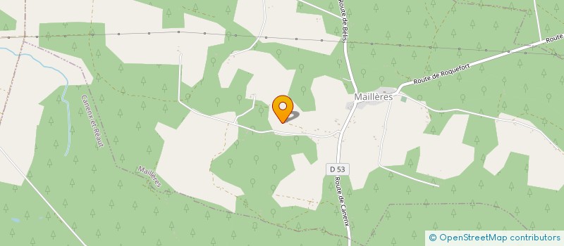 localisation de l'entreprise MONSIEUR BERNARD LARRIEULE  BELIS