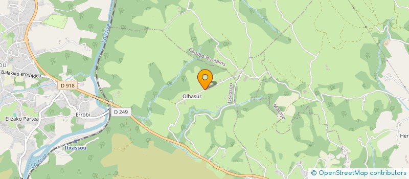 localisation de l'entreprise MONSIEUR BERNARD LARTEGUY  ITXASSOU