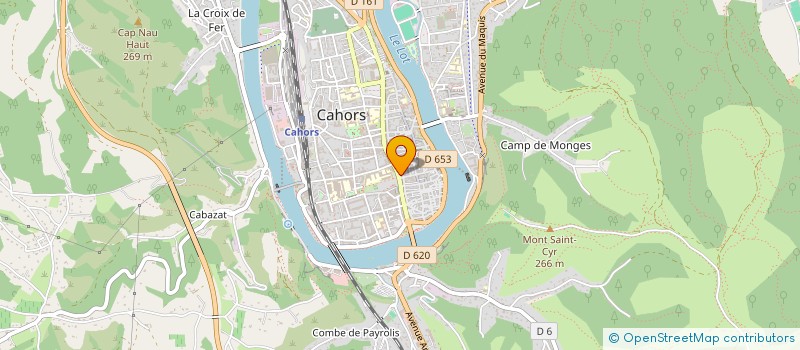 localisation de l'entreprise MONSIEUR BERNARD LASBOUYGUES  CAHORS