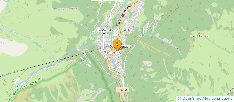 localisation de l'entreprise MONSIEUR BERNARD LASSUS-DESSUS à CAUTERETS