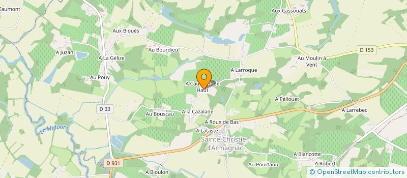 localisation de l'entreprise MONSIEUR BERNARD LATAPIE  SALLES-D ARMAGNAC