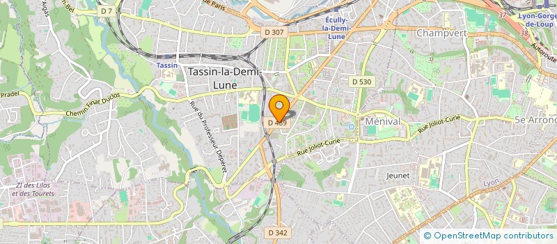 localisation de l'entreprise MONSIEUR BERNARD LATELTIN  TASSIN-LA-DEMI-LUNE