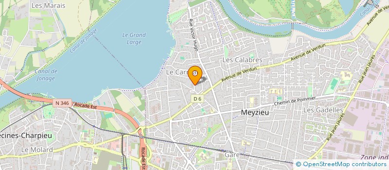 localisation de l'entreprise MONSIEUR BERNARD LATRASSE  MEYZIEU