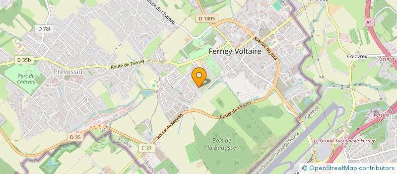 localisation de l'entreprise MONSIEUR BERNARD LATRON à FERNEY-VOLTAIRE